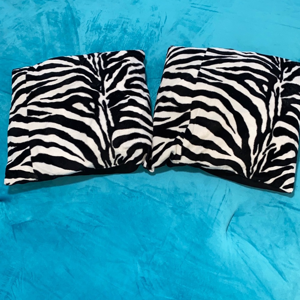 Zebra Print Throw Pillows